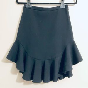 Leifsdottir Black Ruffle Skirt